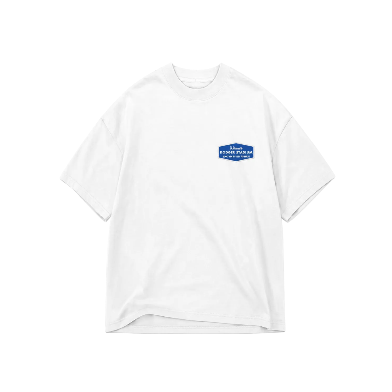 Dodgers Stadium Sign Tee - White