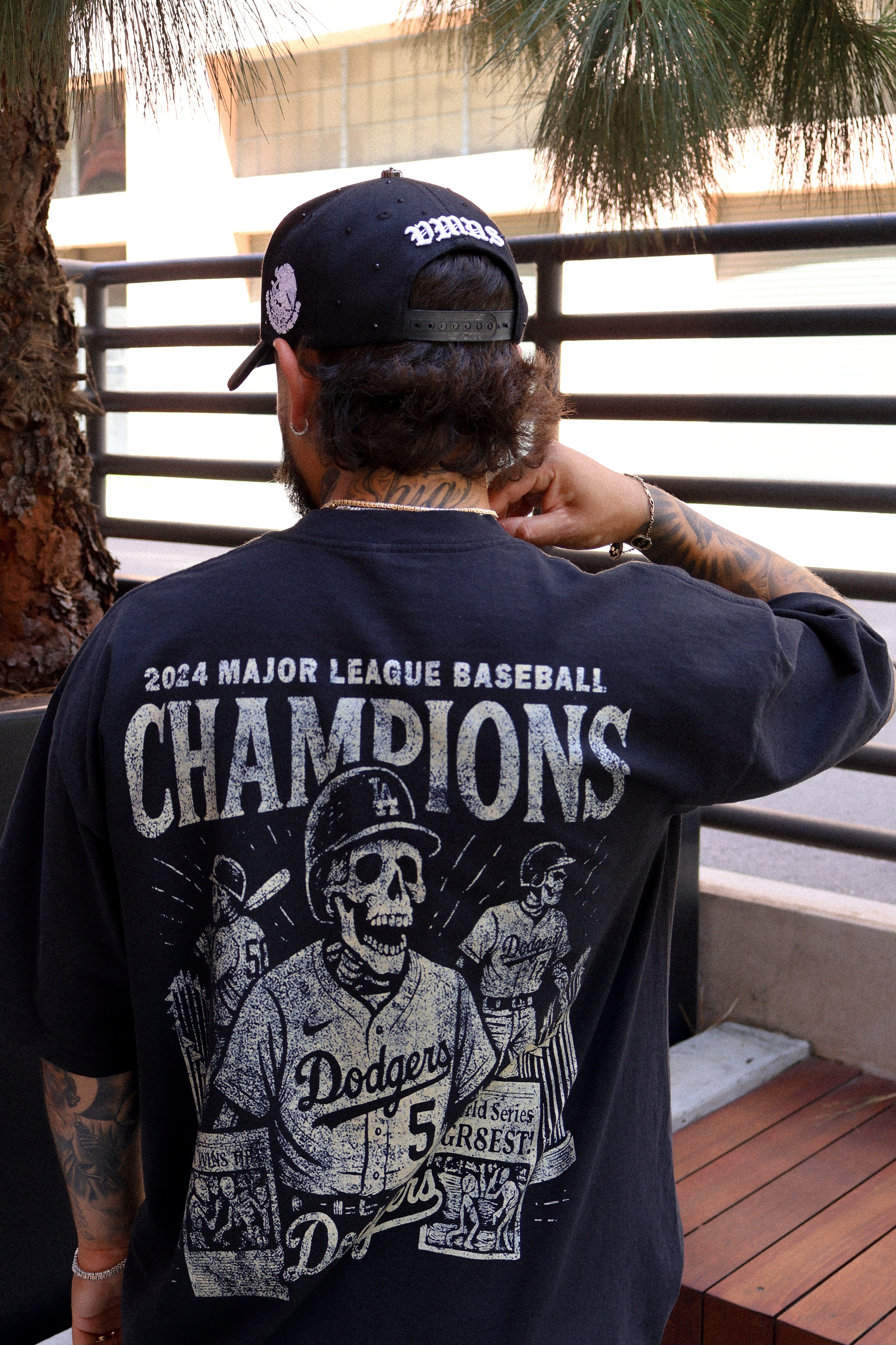 WS2024優勝ロッカーROOMCAP＆WS2024記念パッチ付きCAP2個組 MLB ドジャース ロッカールームセット 2024 ワールドシリーズ
