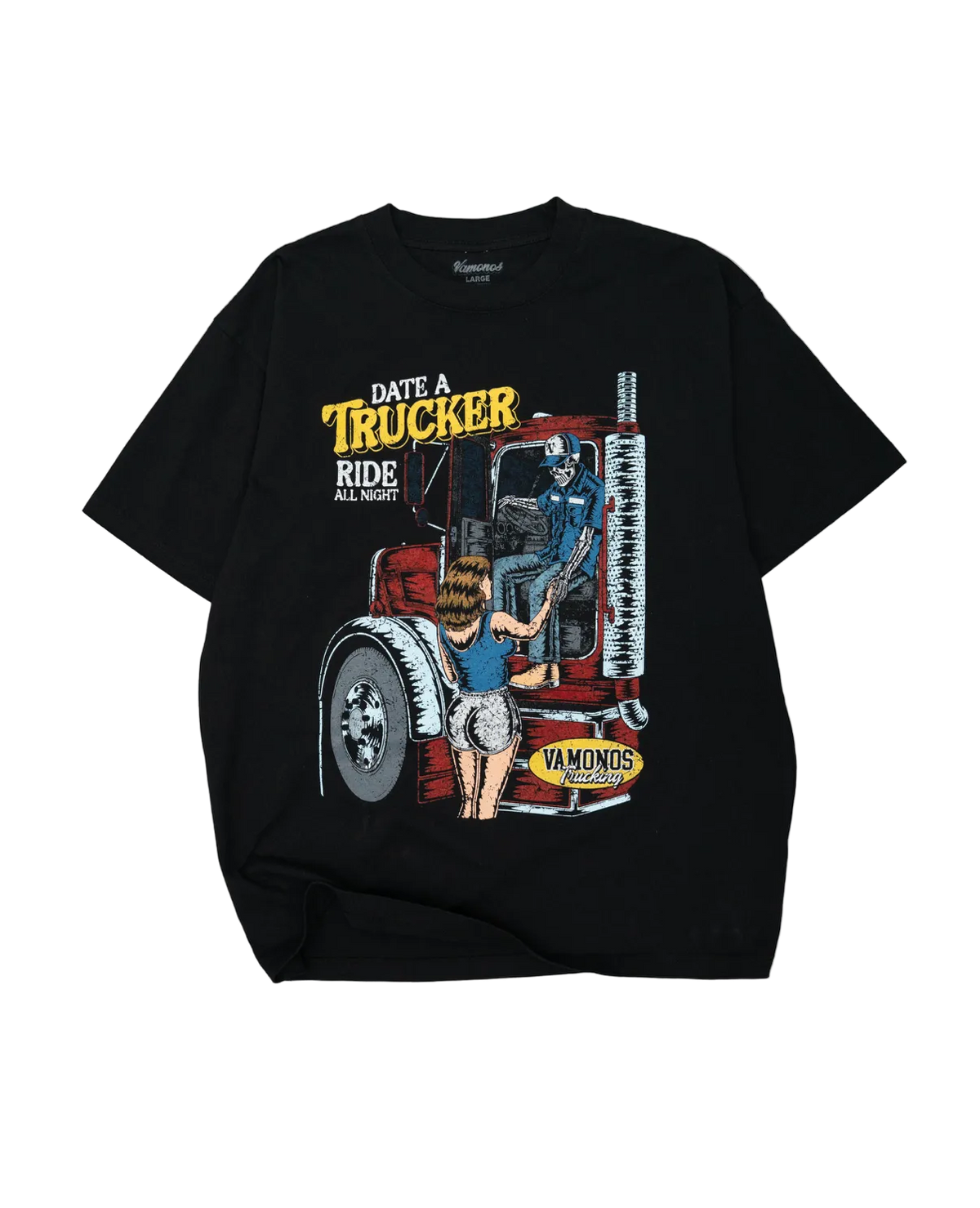 Date a Trucker Tee - Black
