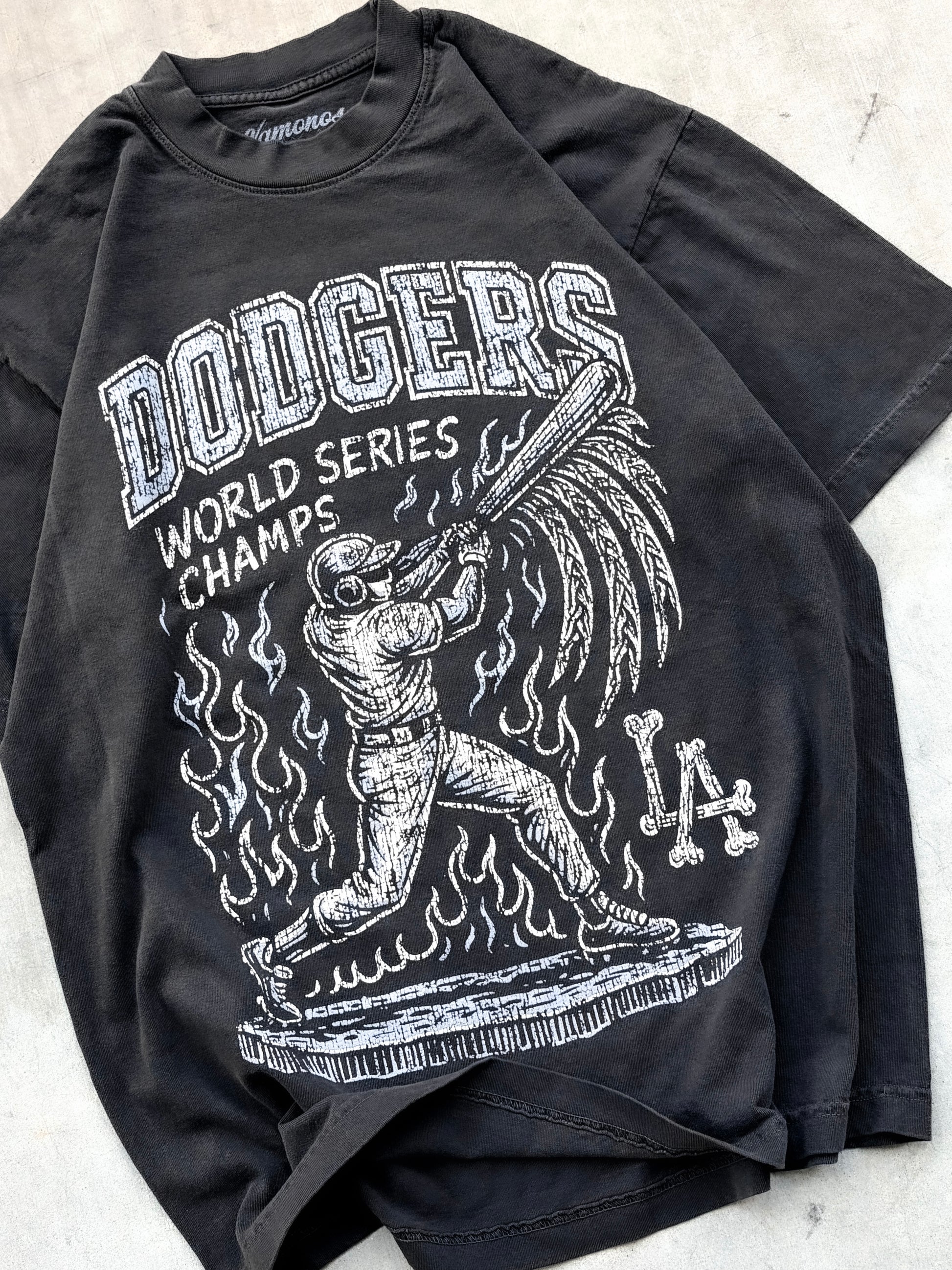 Dodgers World Series Champs Tee - Vintage