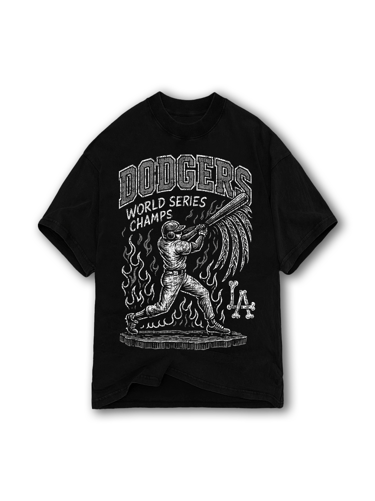 Dodgers World Series Champs Tee - Black
